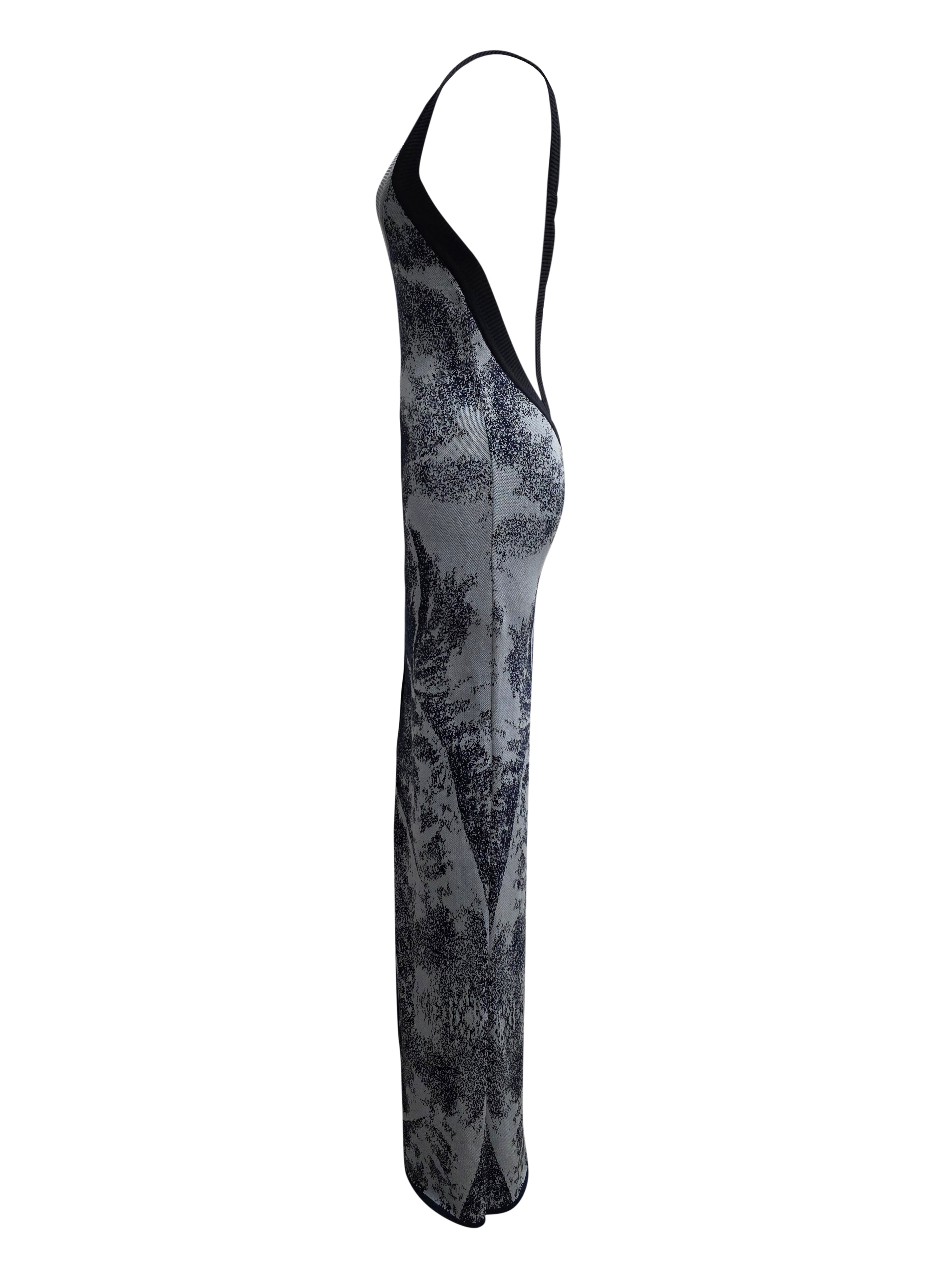 OCEAN SPINE KNITTED ORGANIC GOWN
