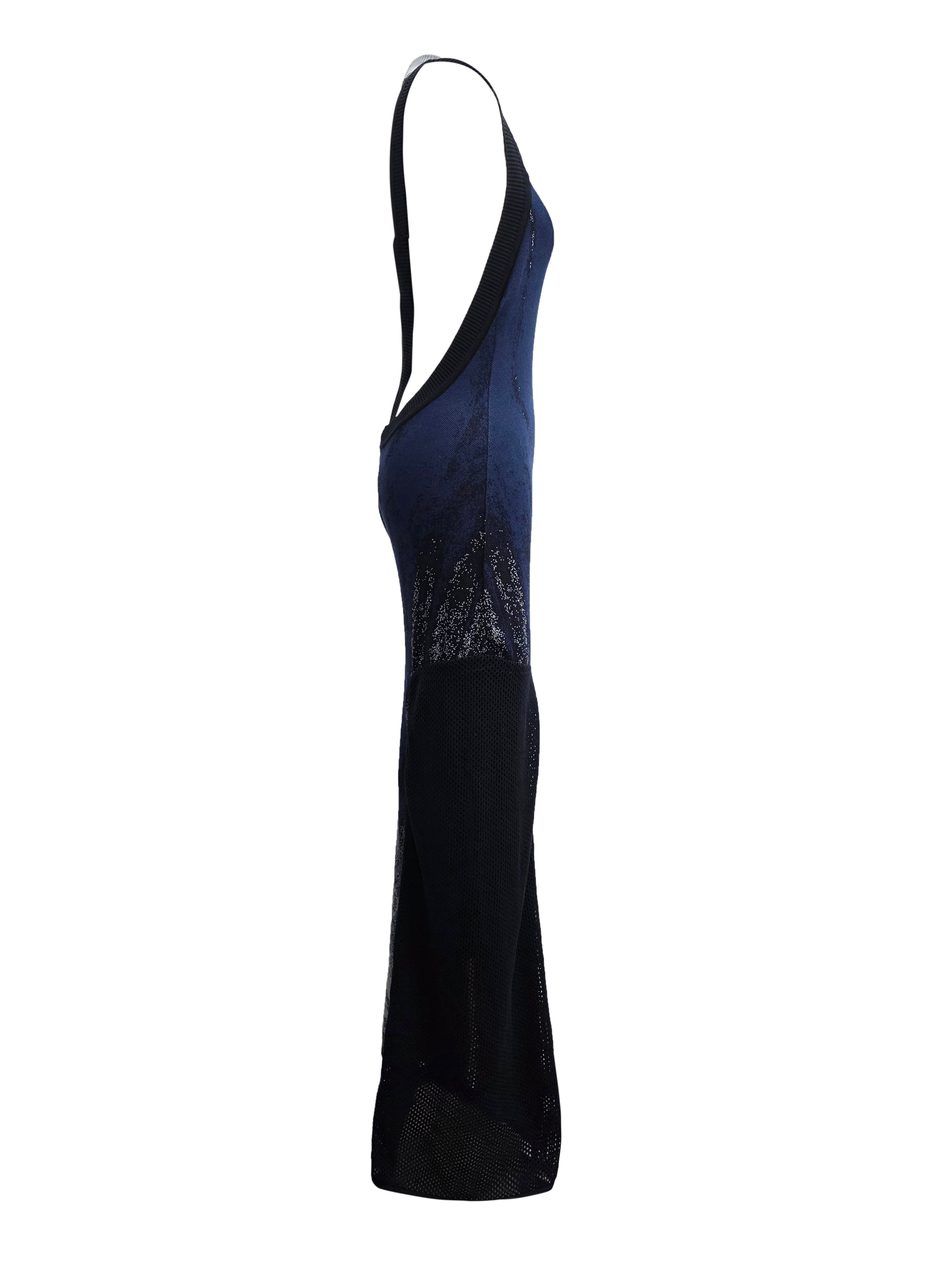 OCEAN SPINE KNITTED ORGANIC GOWN