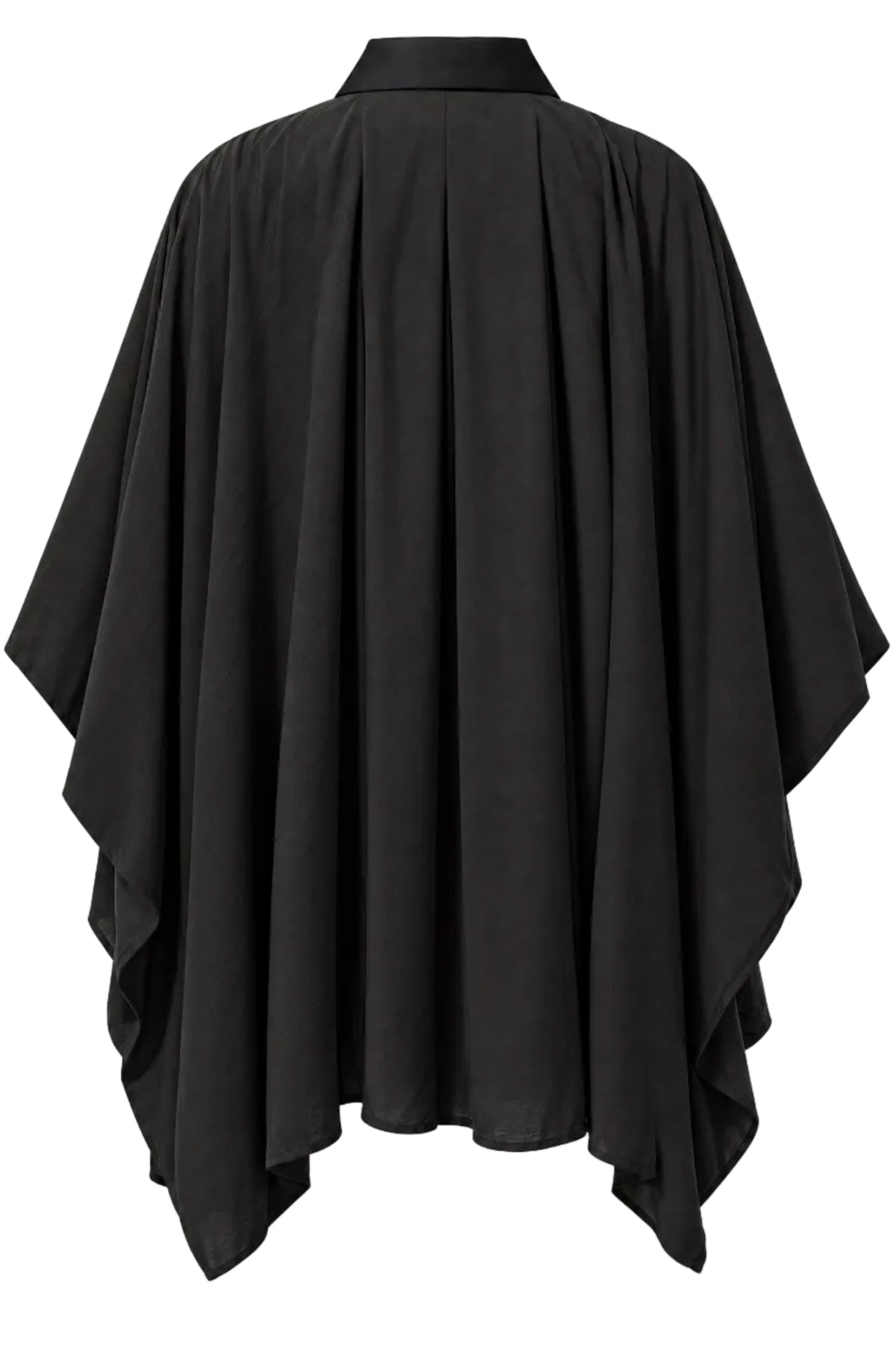 OVERSIZED EUCALYPTUS SILK BLOUSE