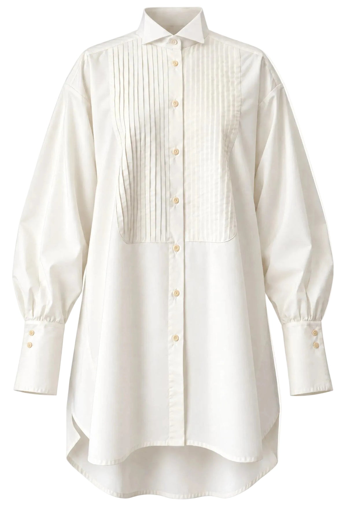 OVERSIZED ORGANIC COTTON SMOKING SHIRT