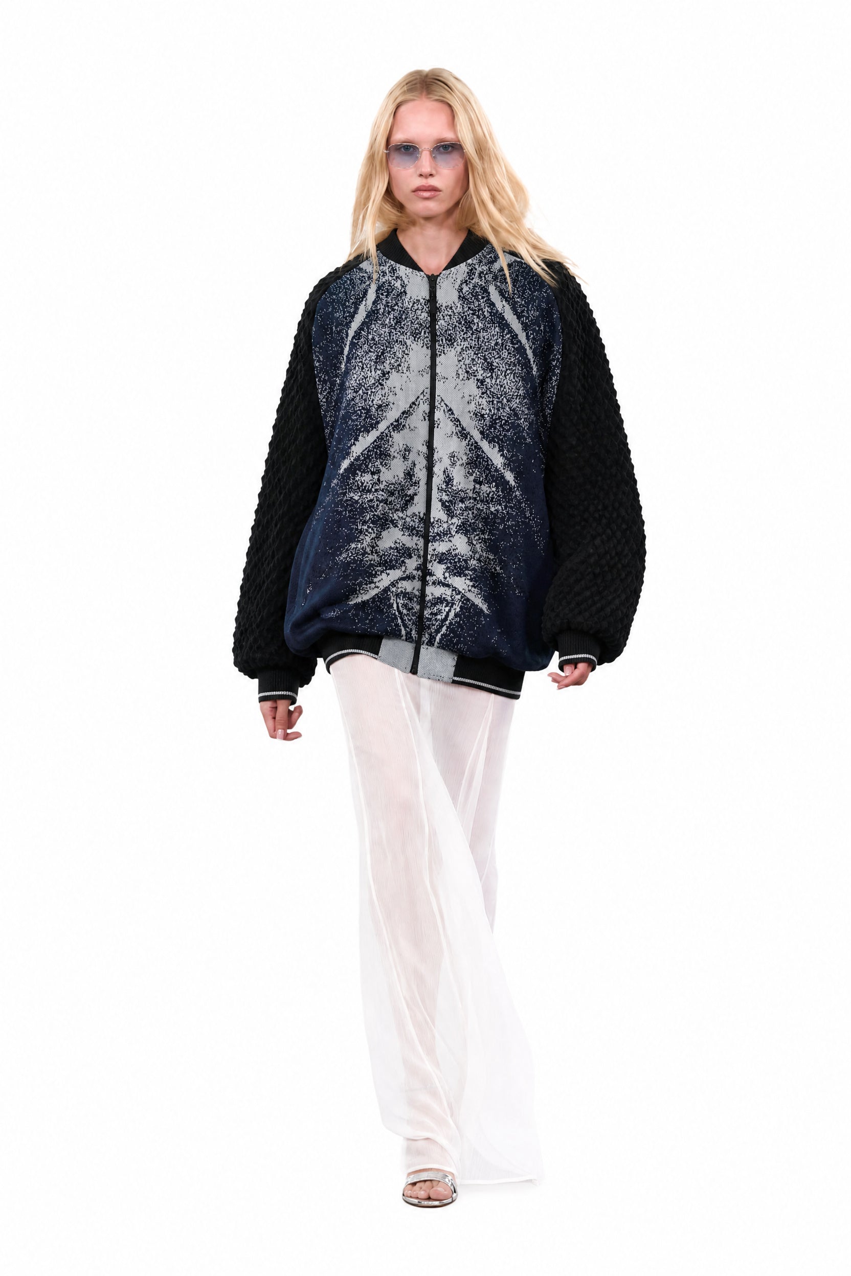 Unisex Eco Oversized Bomber — Whale Limited Edition