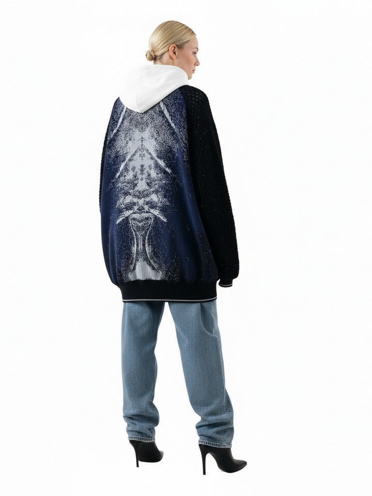 Bomber unisex ecologico oversize — Edizione limitata Whale