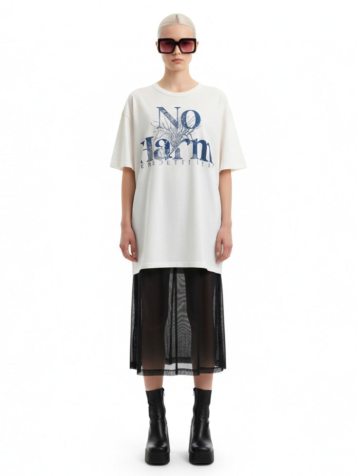 No Harm, Just Charm Oversized UNISEX T-Shirt