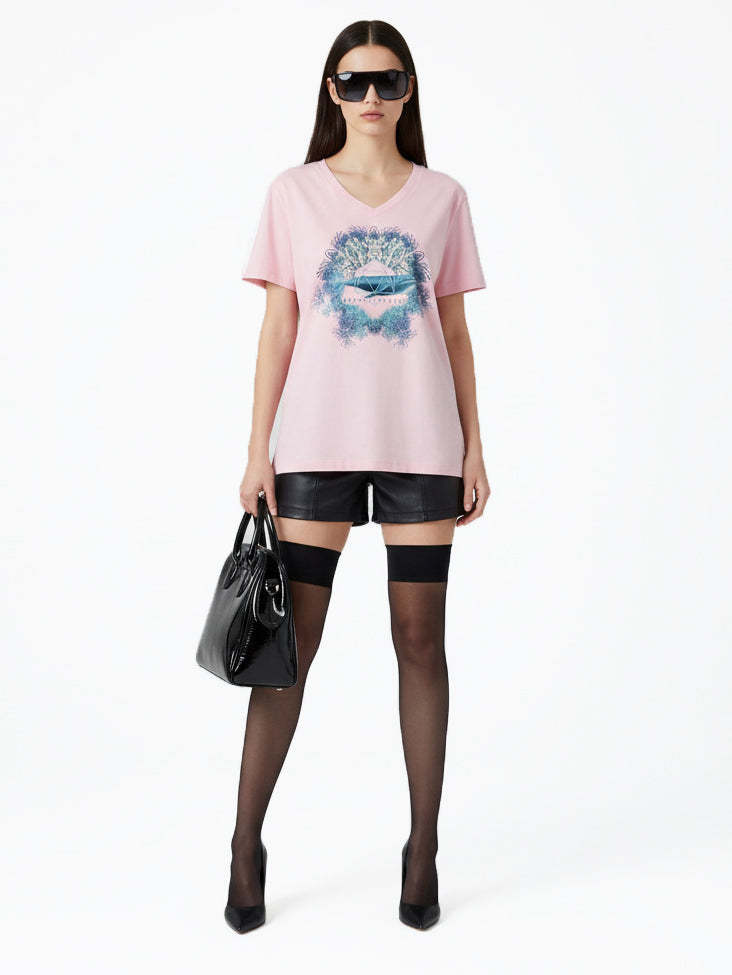 Icosahedron Eternal V neck T-Shirt