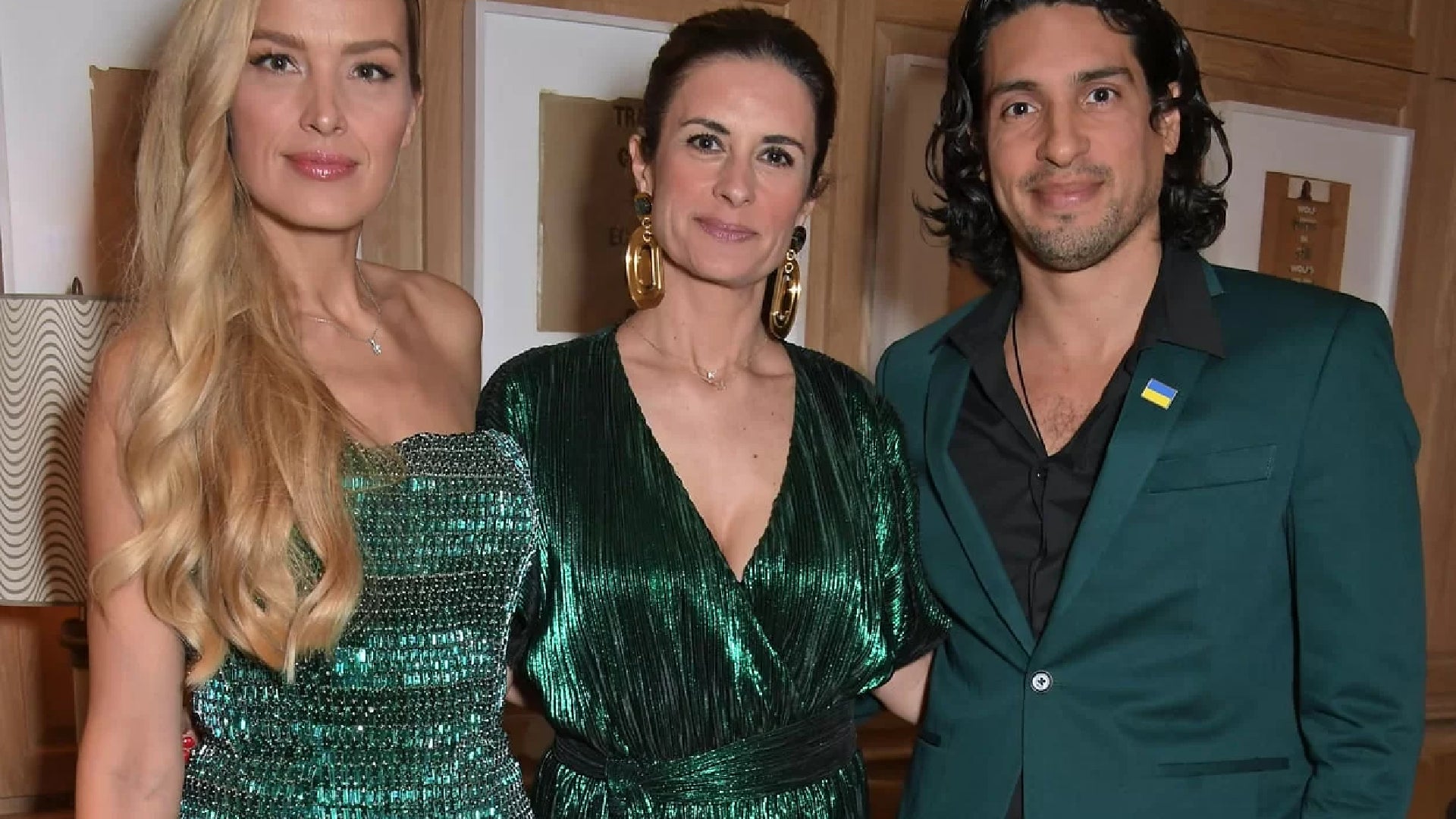 Benjamin Larretche at the Green Carpet Fashion Awards in Benedetti Life organic suit