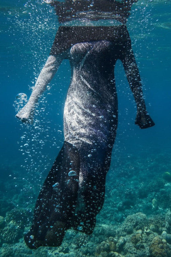 Whale Song Organic Gown