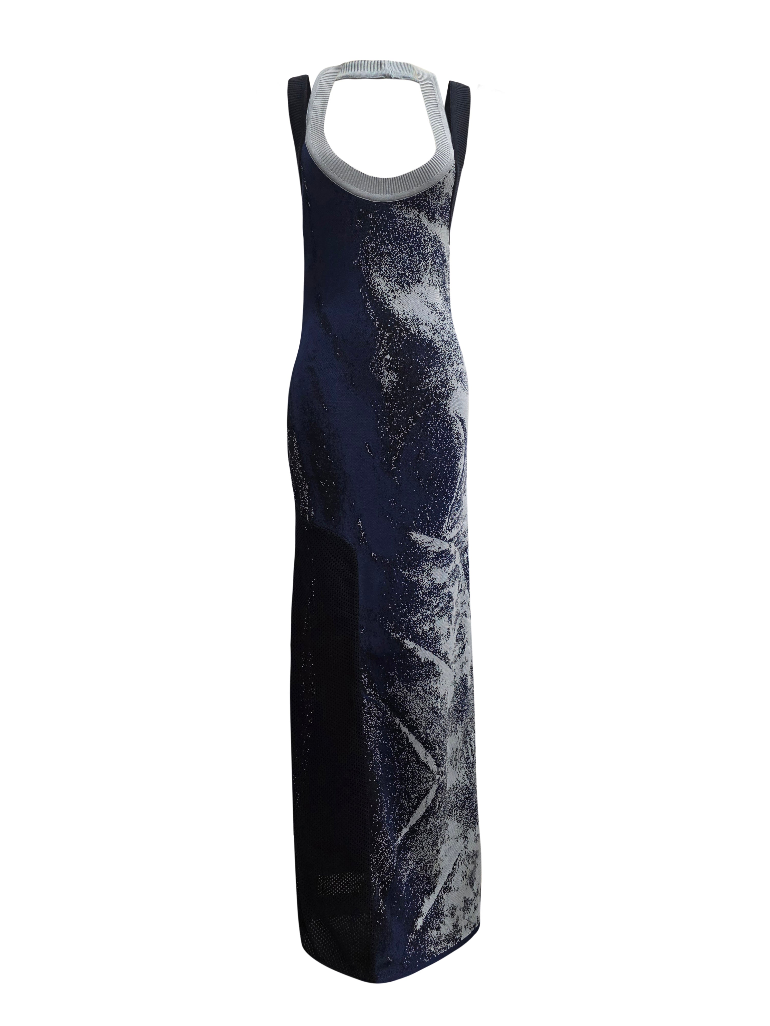 OCEAN SPINE KNITTED ORGANIC GOWN