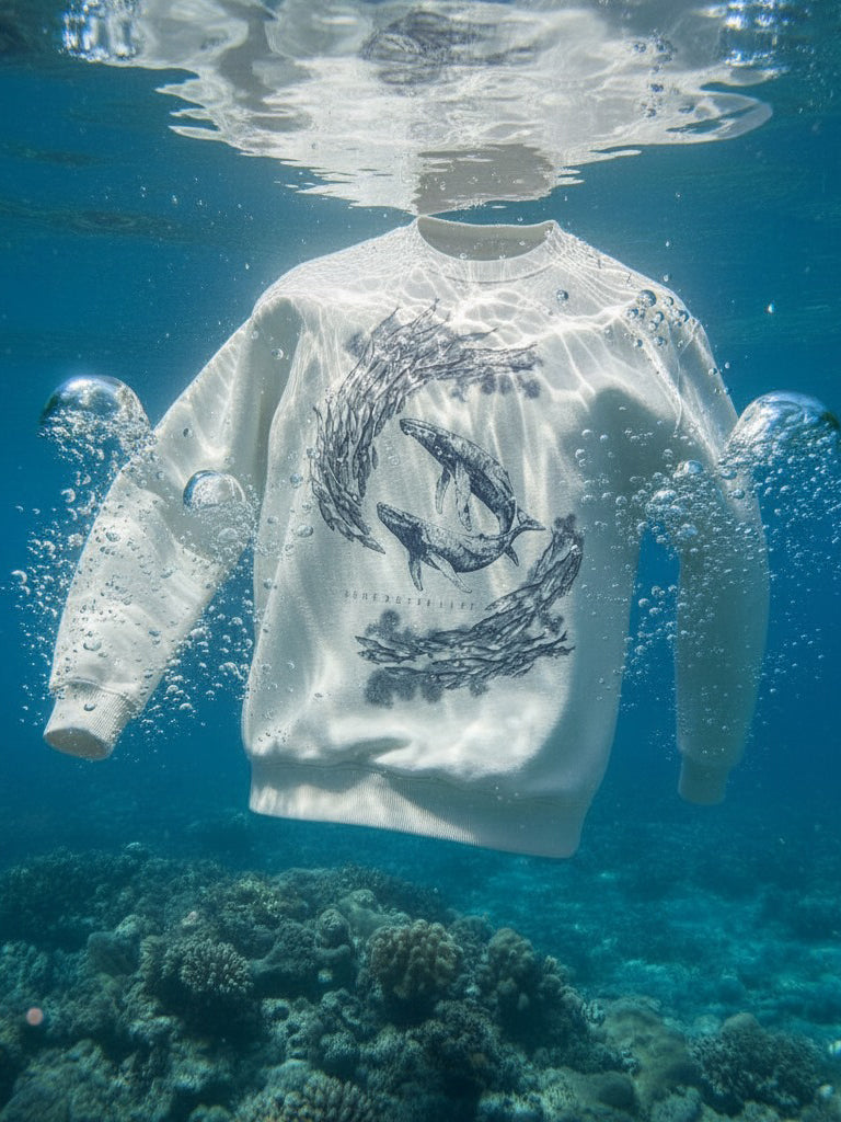 Whale Poem sweatshirt