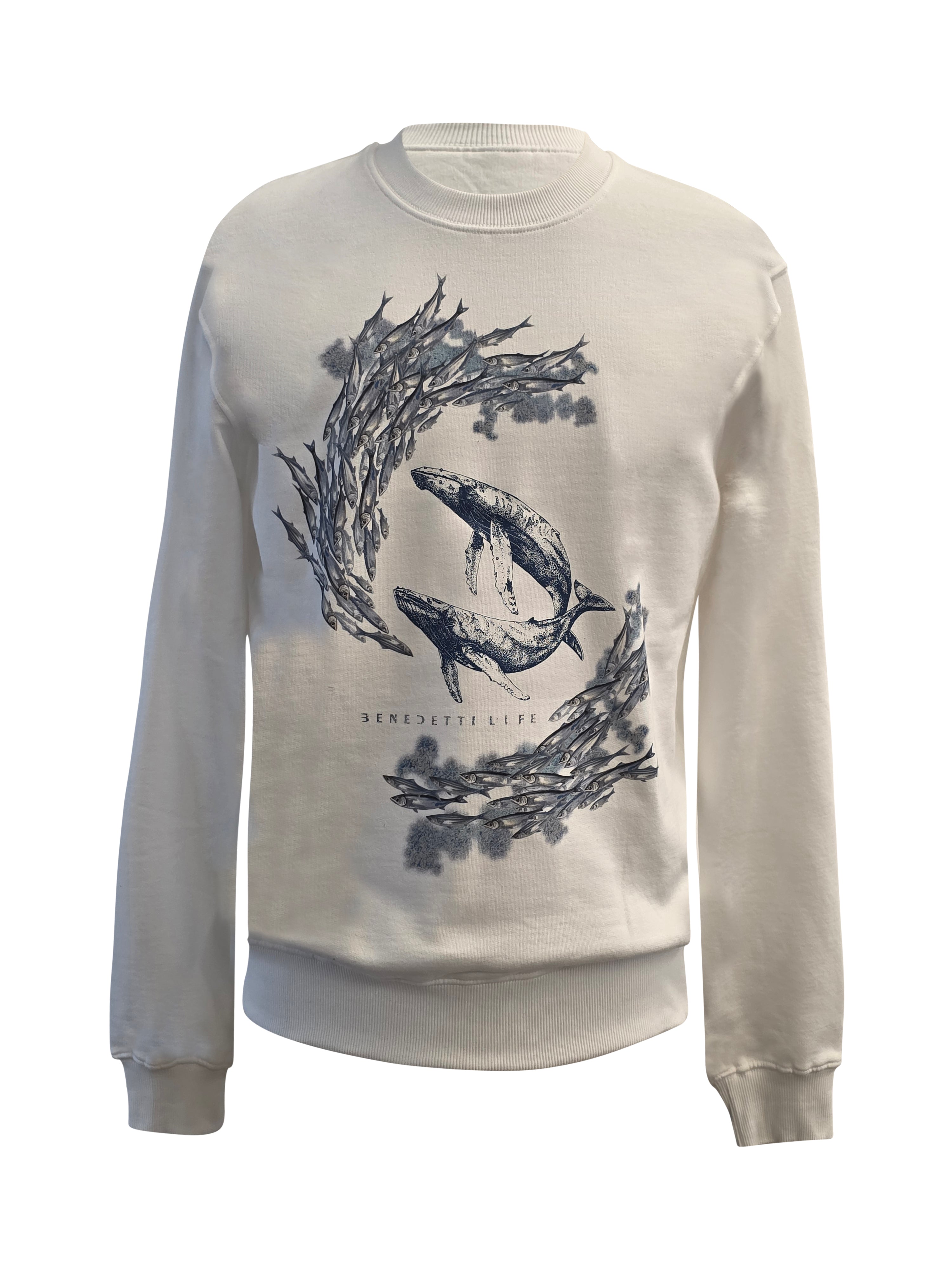 Whale Poem sweatshirt