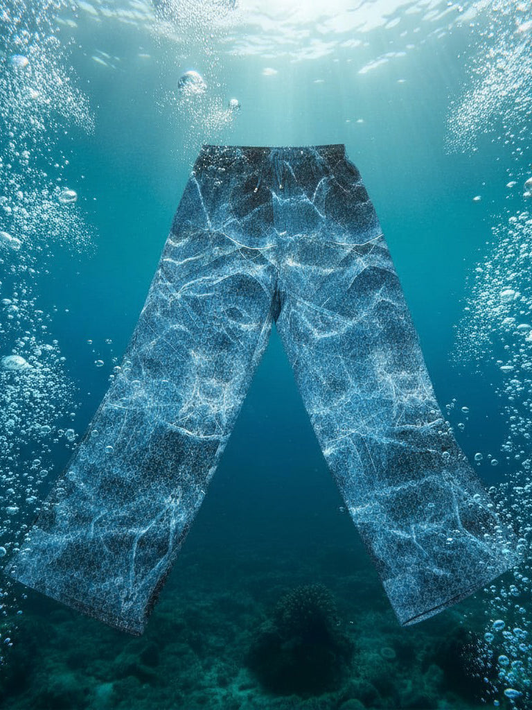 Ocean Icosahedron Relaxed Trousers