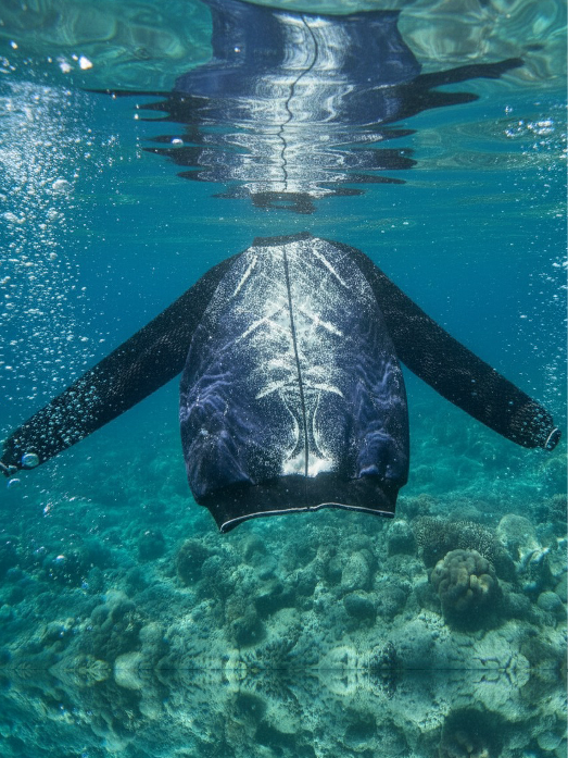 Unisex Eco Oversized Bomber — Whale Limited Edition