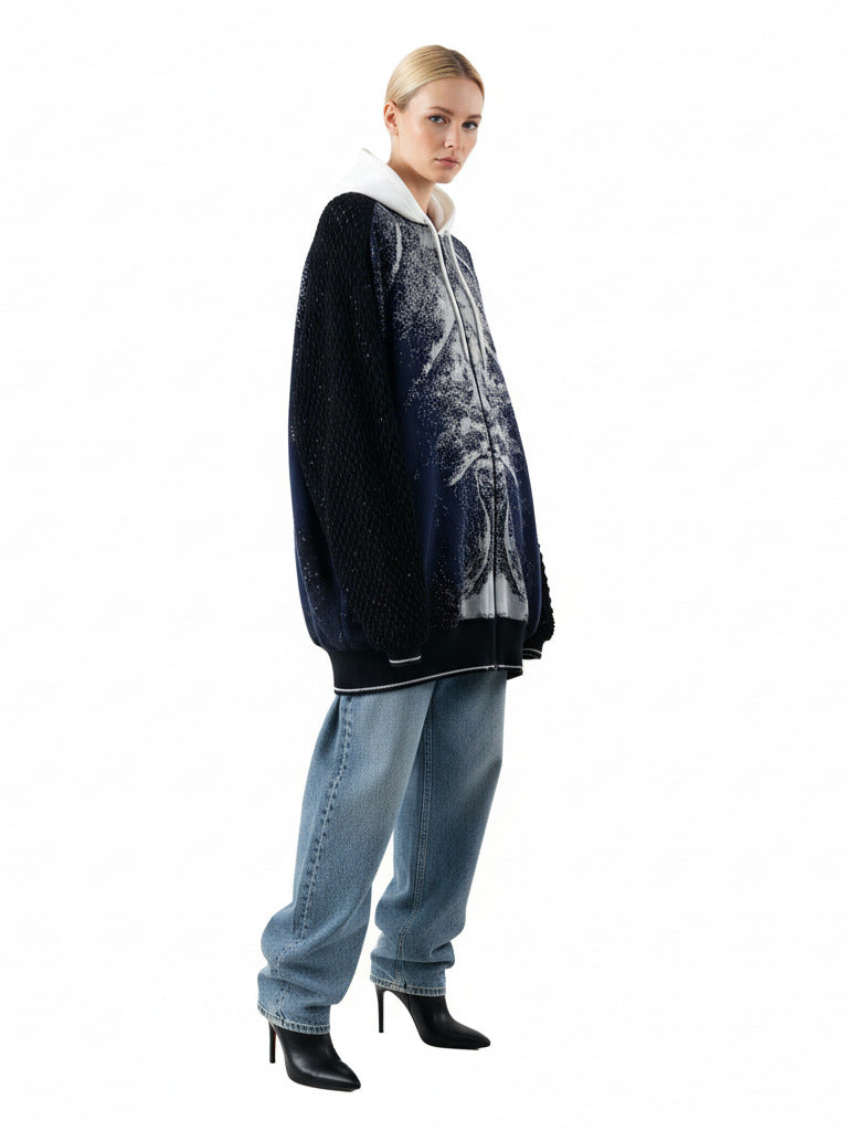 Unisex Eco Oversized Bomber — Whale Limited Edition