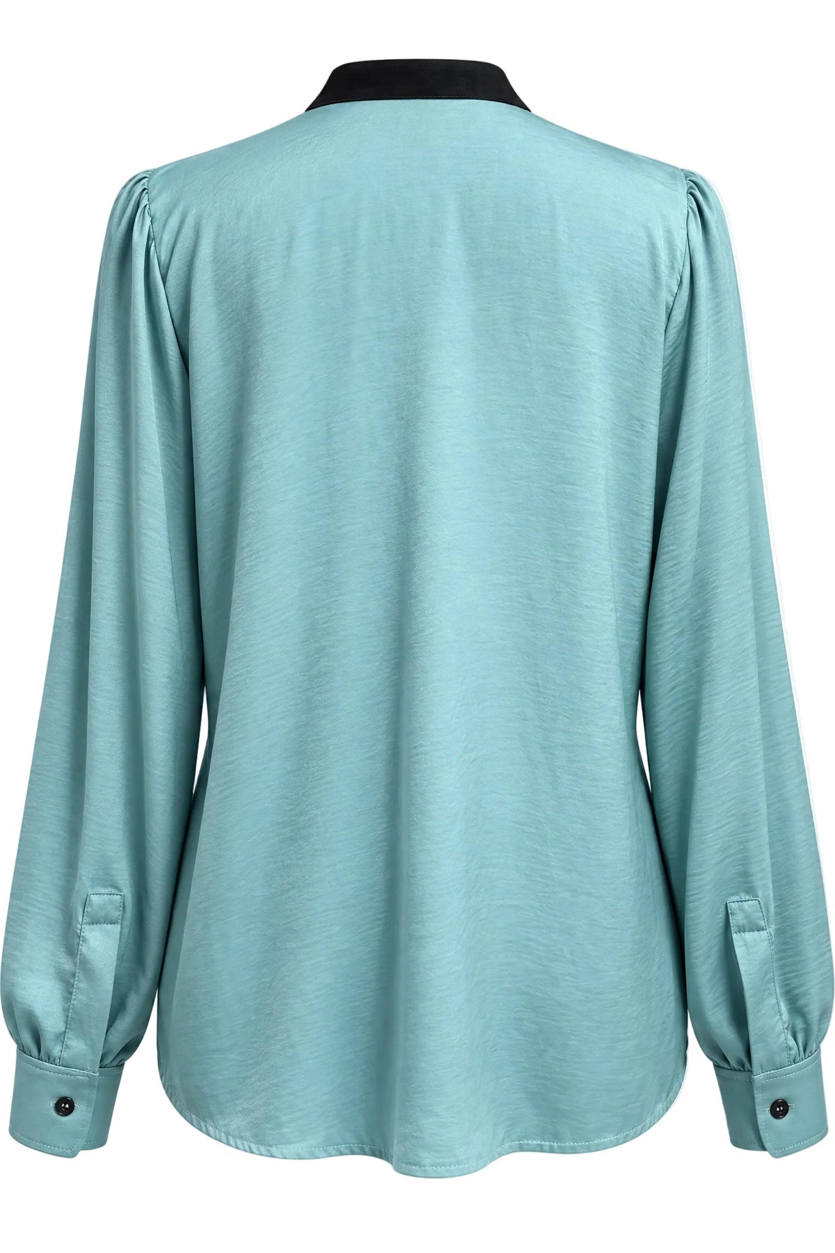 Ocean Scarf Relaxed Blouse