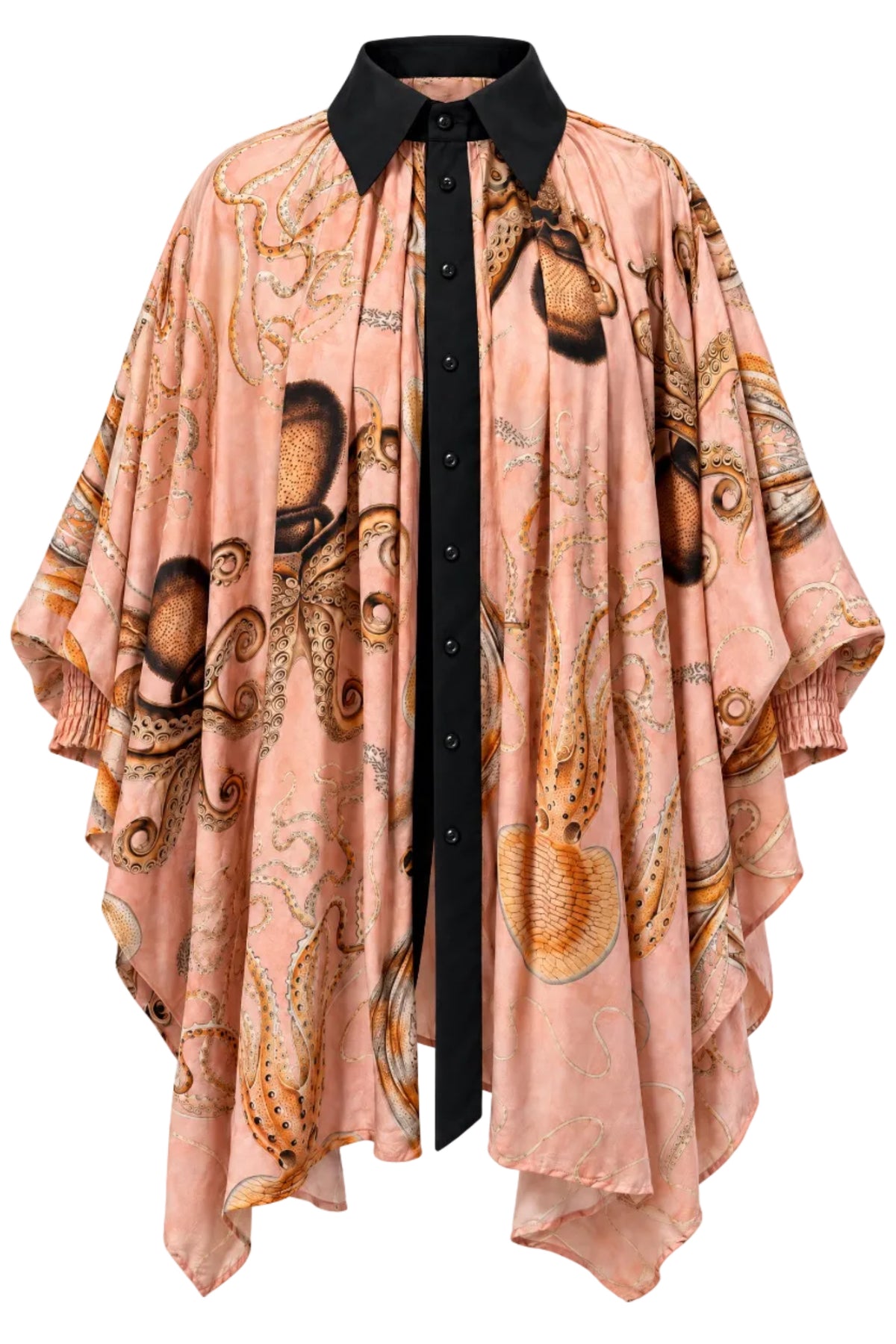 OCTOPUS DRAPED BLOUSE