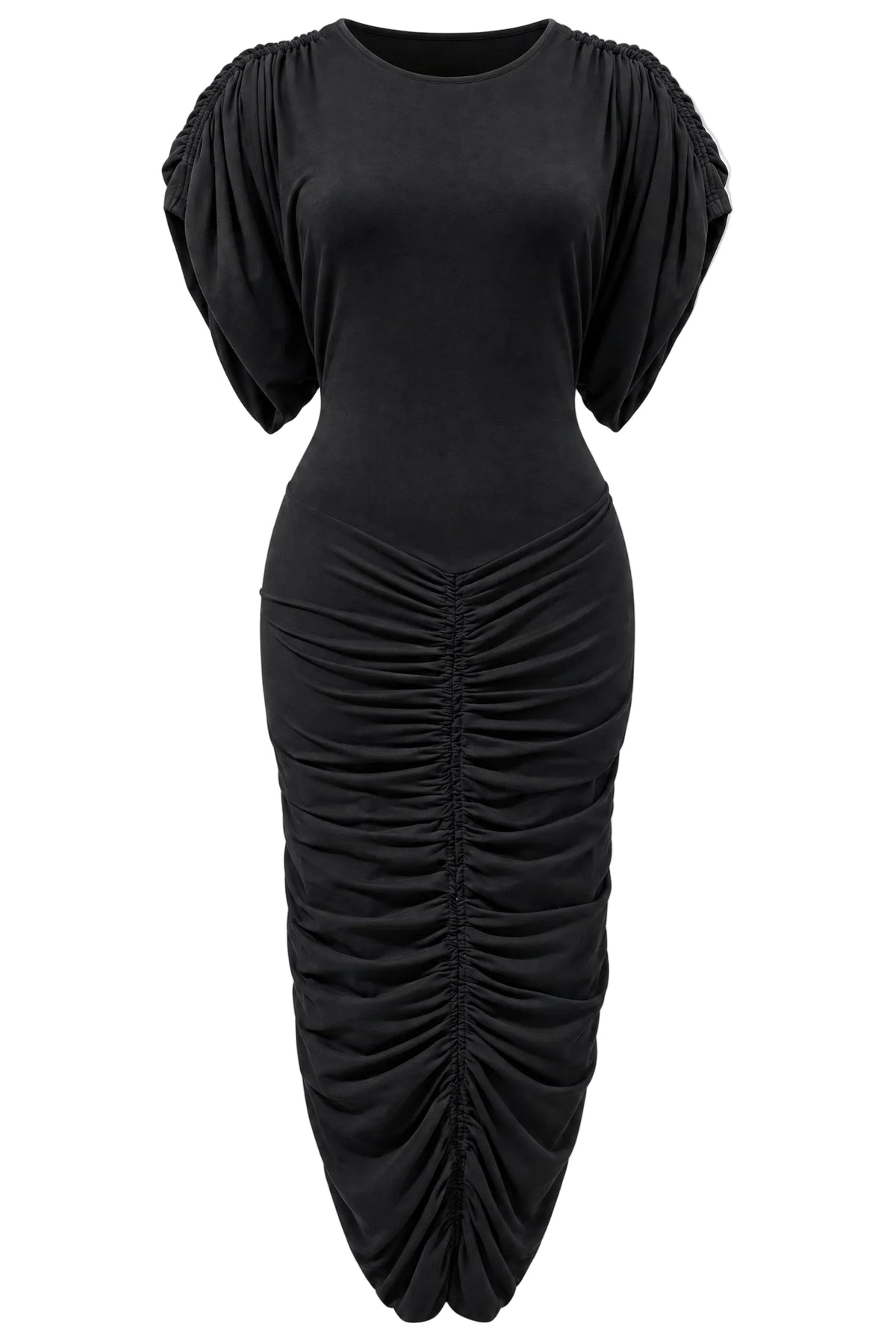 Abito in jersey color alghe Ocean Draped