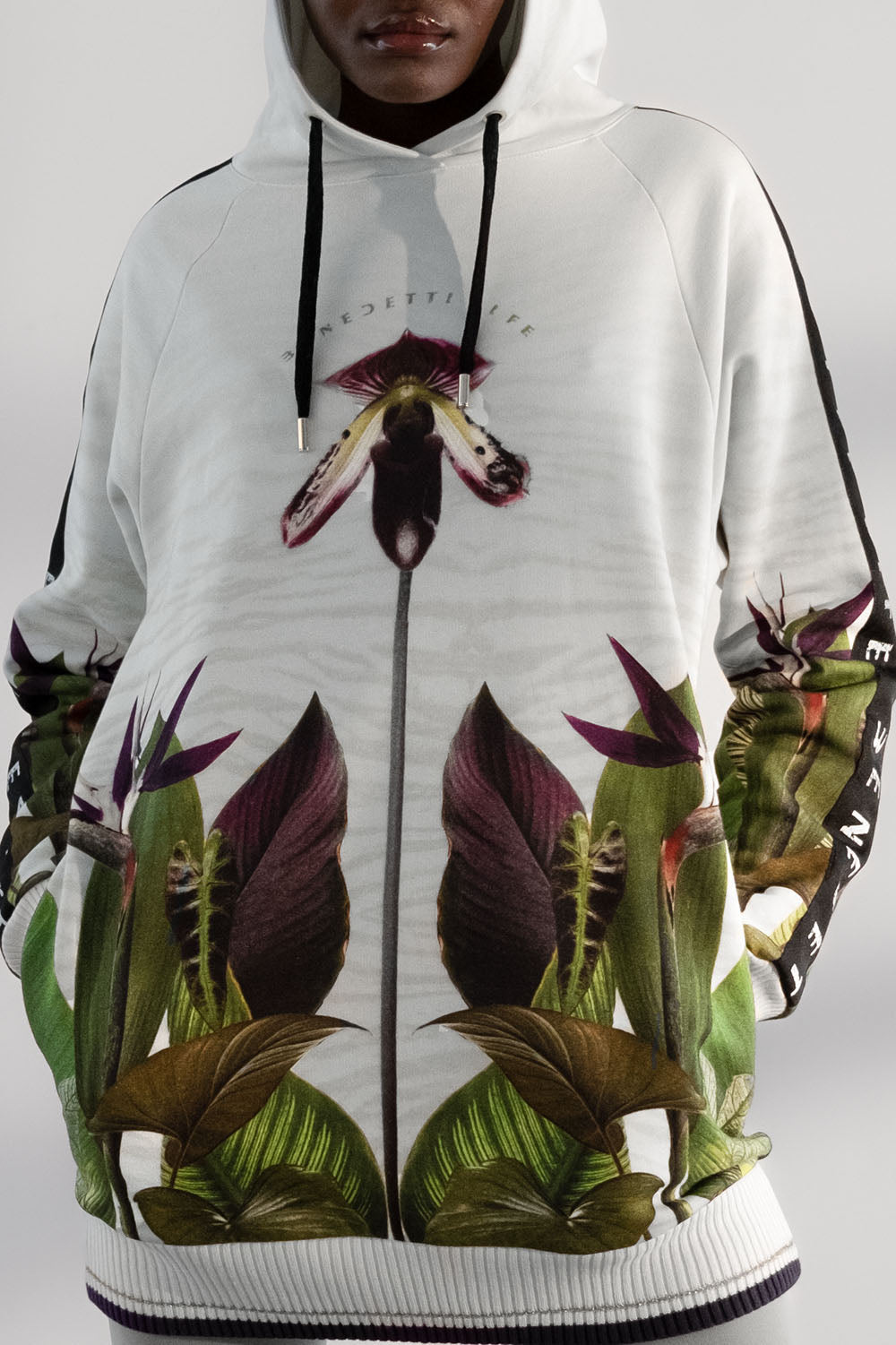 Jungle Organic Oversize pulover s kapuco