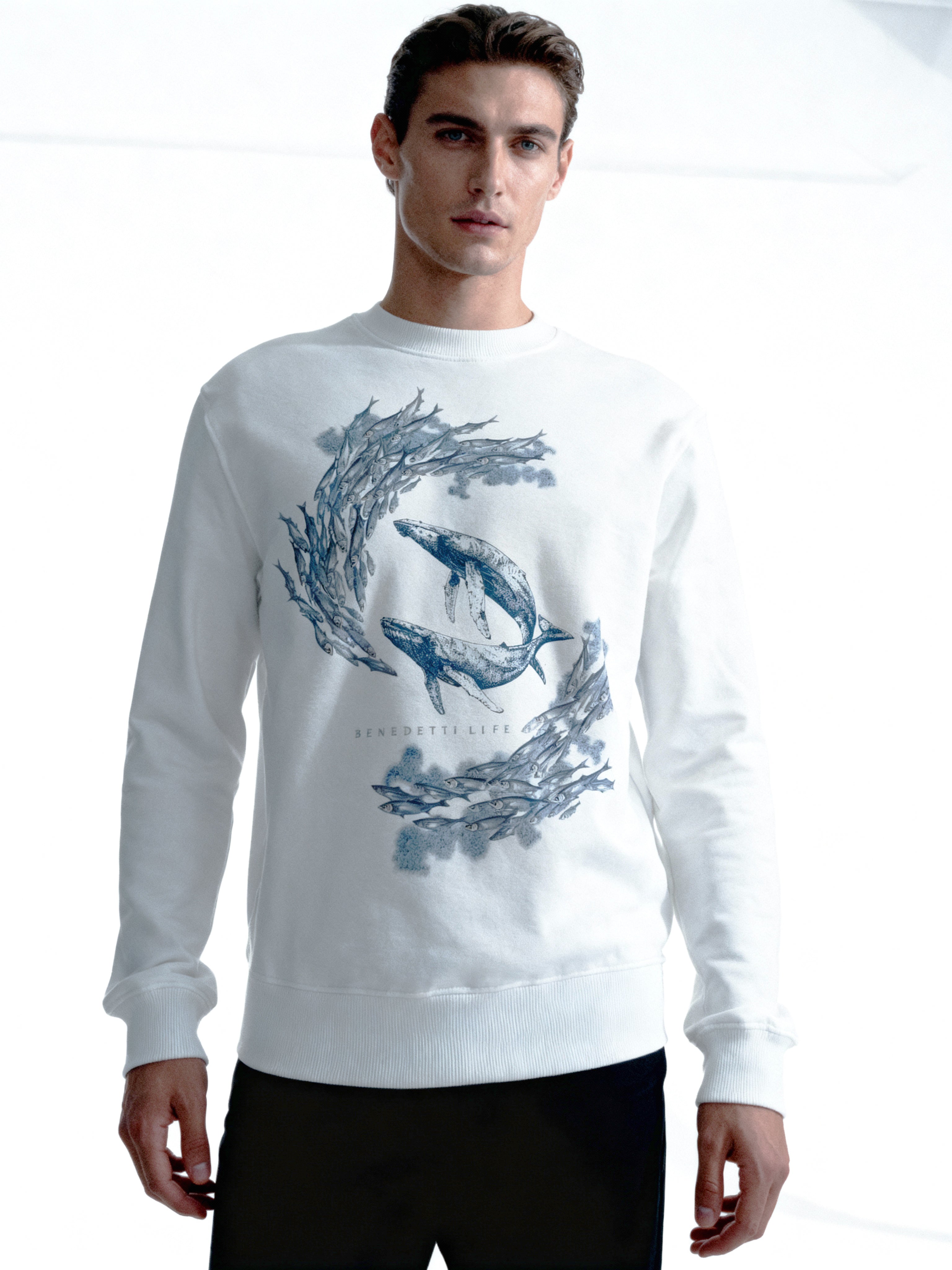 Whale Poem sweatshirt