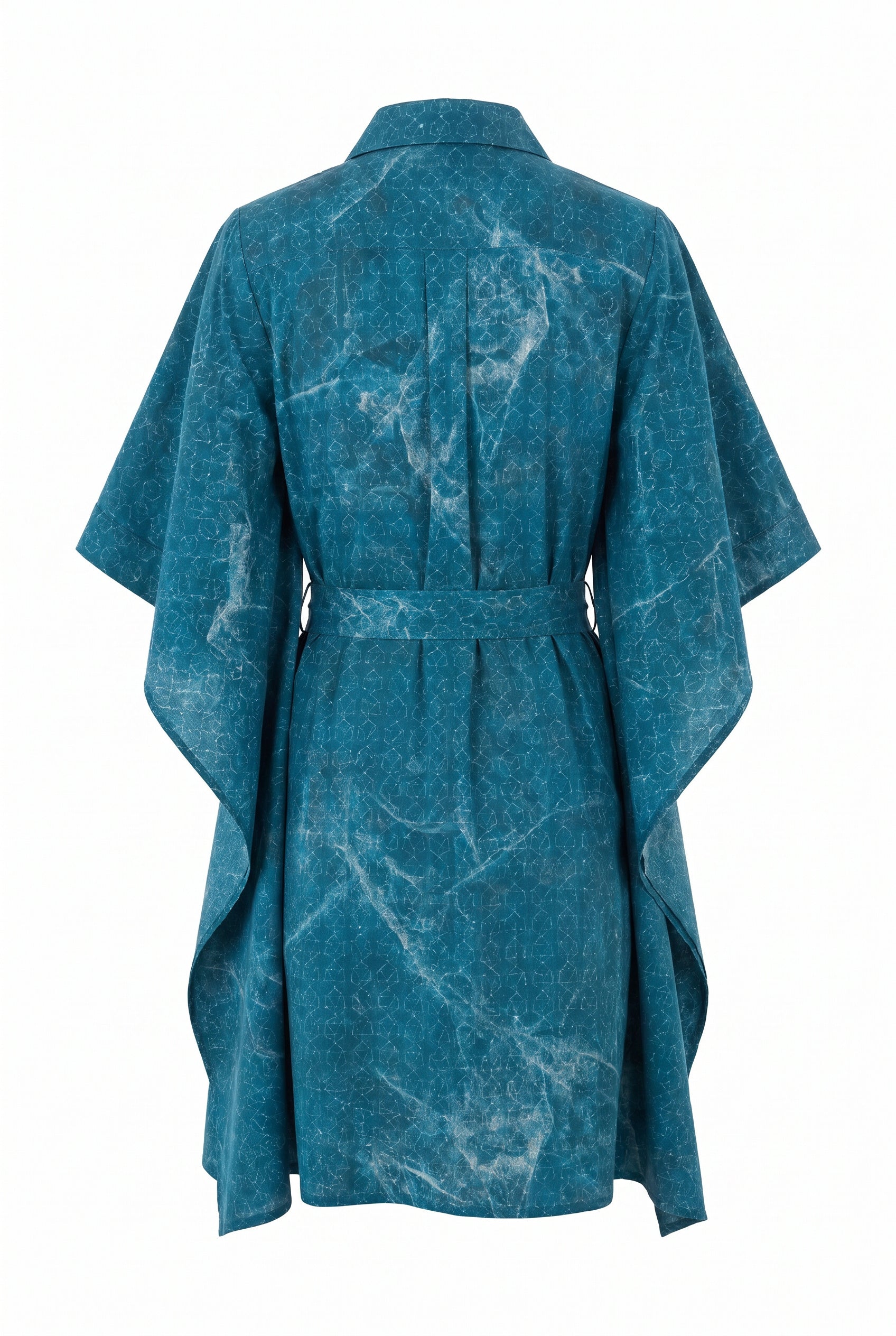 Vestito-camicia con balena e caftano Eucalyptus