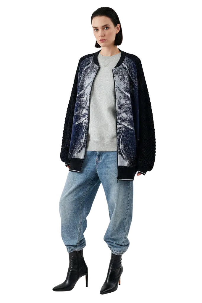 Unisex Eco Oversized Bomber — Whale Limited Edition