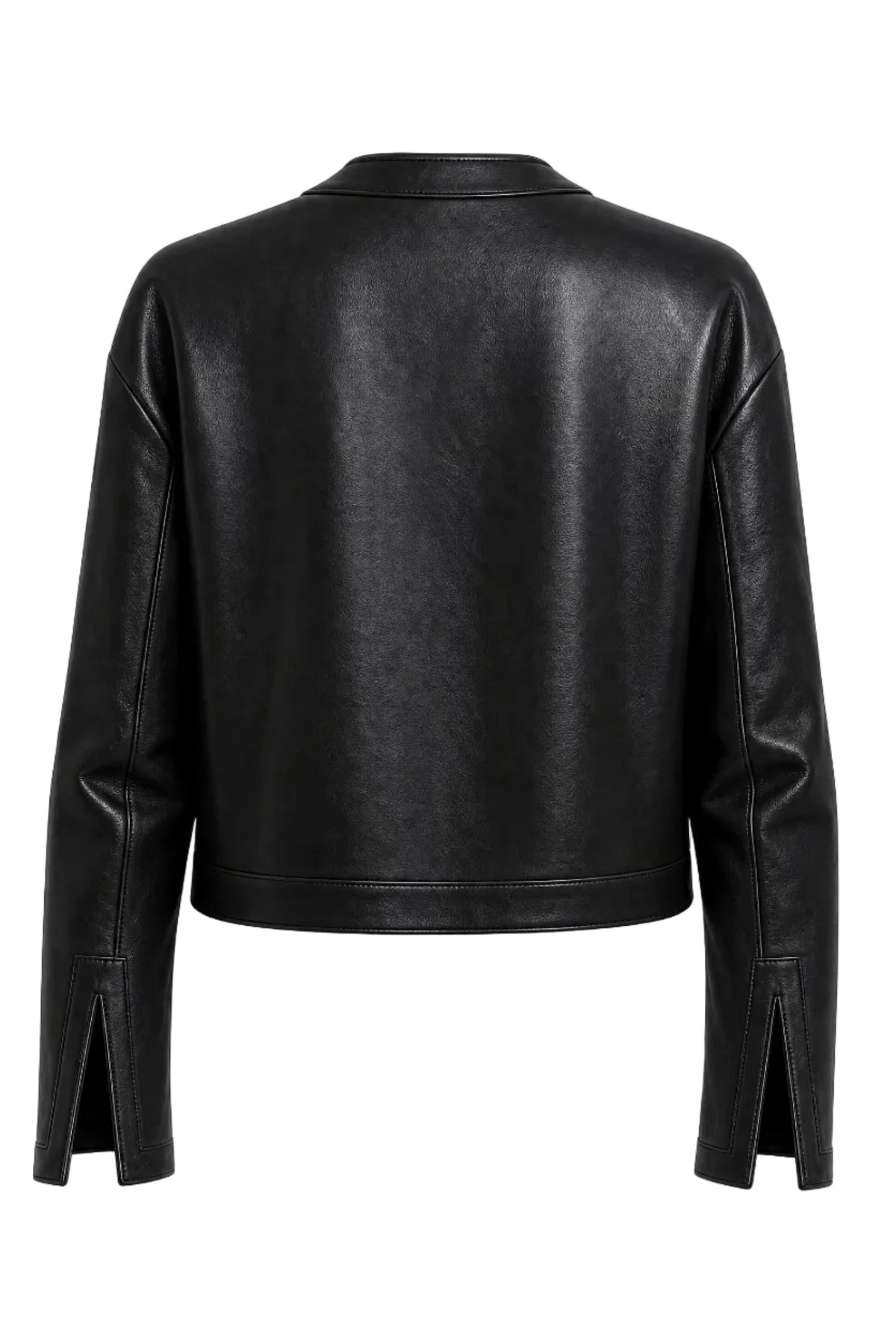 OLIVE LEATHER JACKET