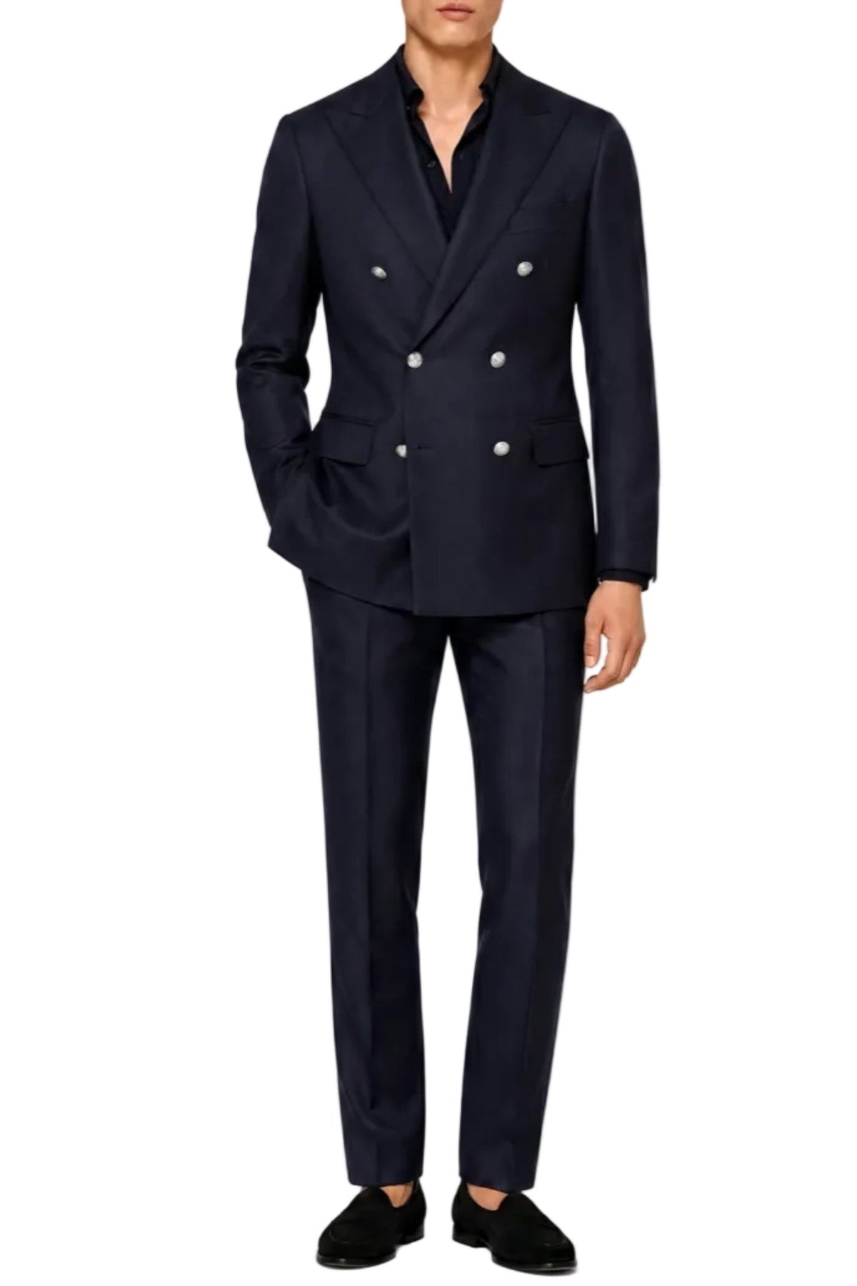 Benedetti Life Eco Double-Breasted Navy Suit
