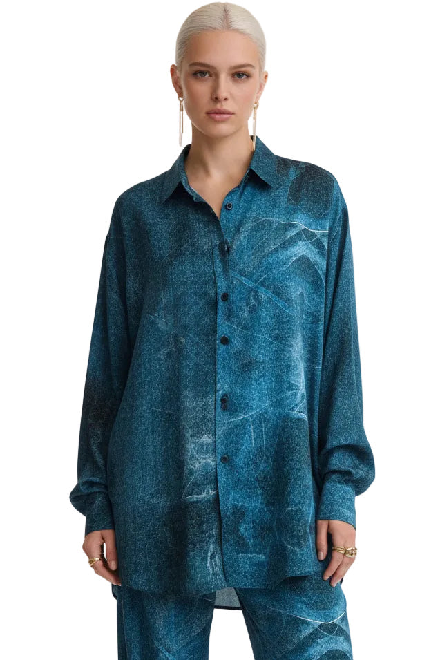 Ocean Icosahedron Day-to-Night Pajama