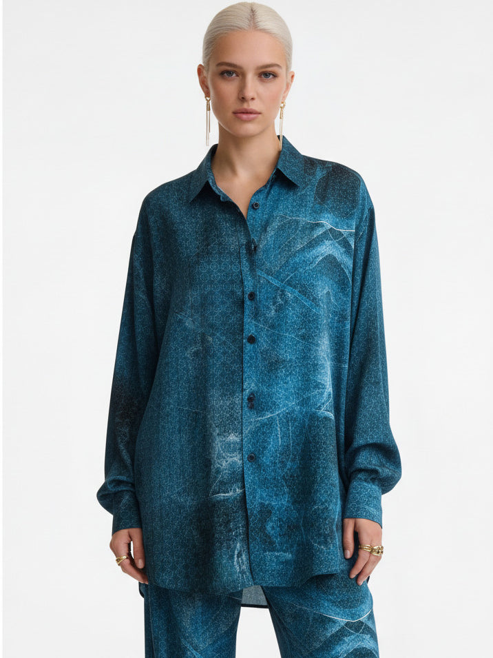 Ocean Icosahedron Day-to-Night Pajama