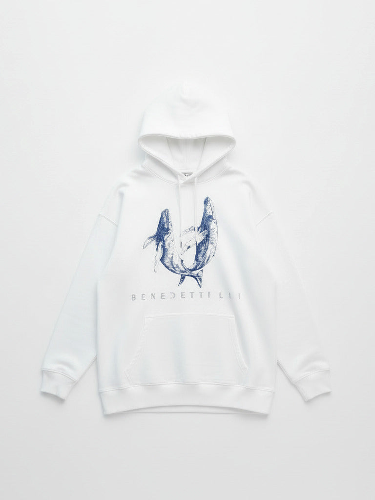 Benedetti Life Whale Hoodie