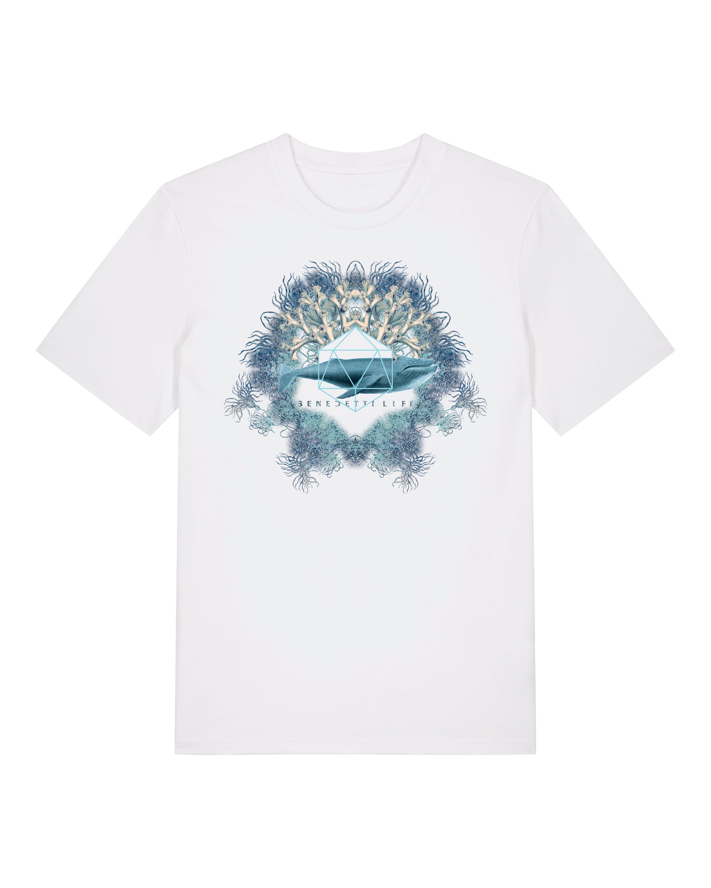 Unisex Icosahedron White Eternal T-Shirt
