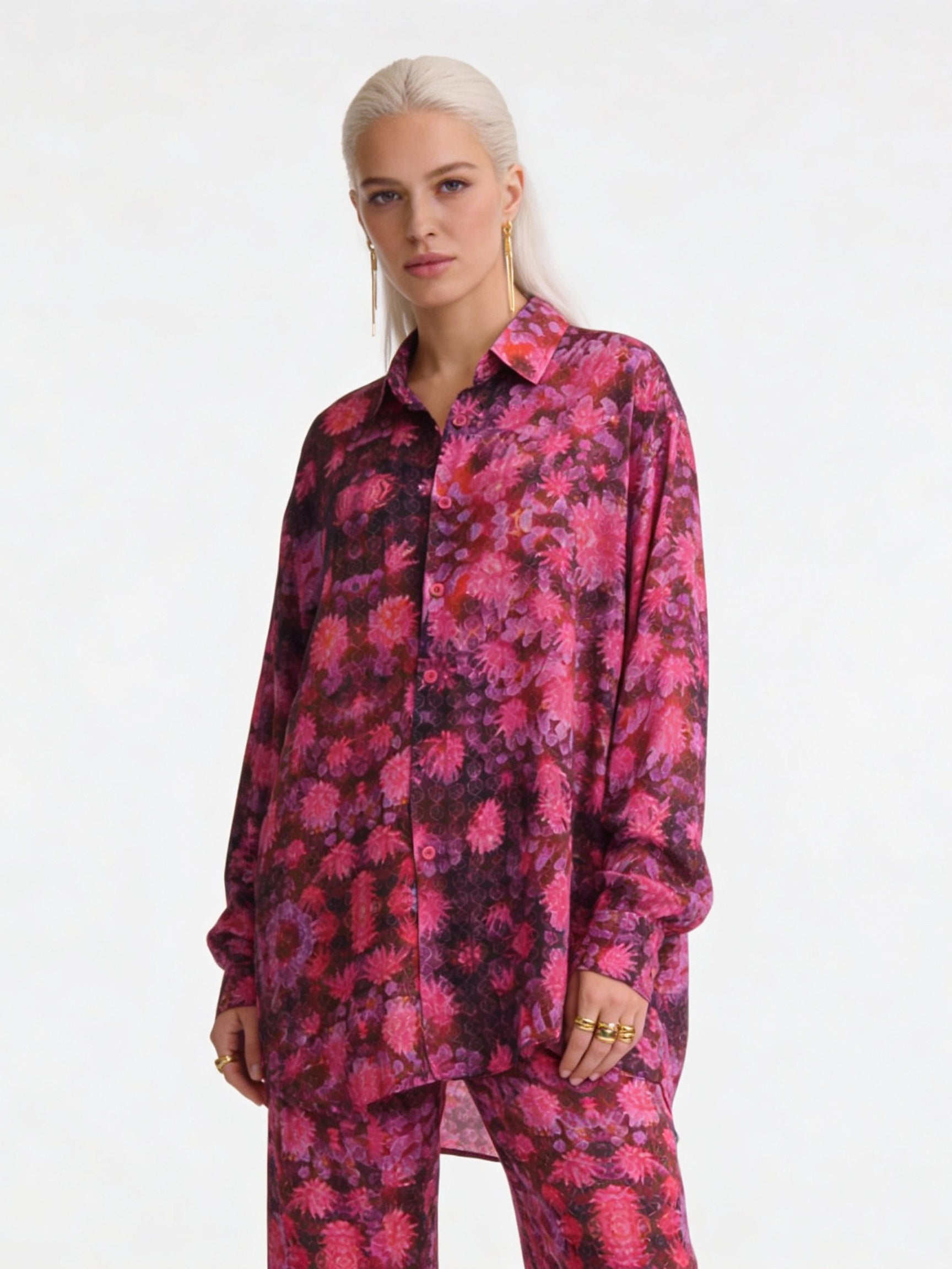 Coral Icosahedron Day-to-Night Unisex Pajama