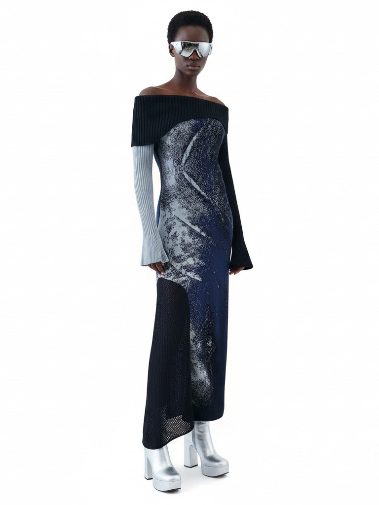 Whale Song Organic Gown